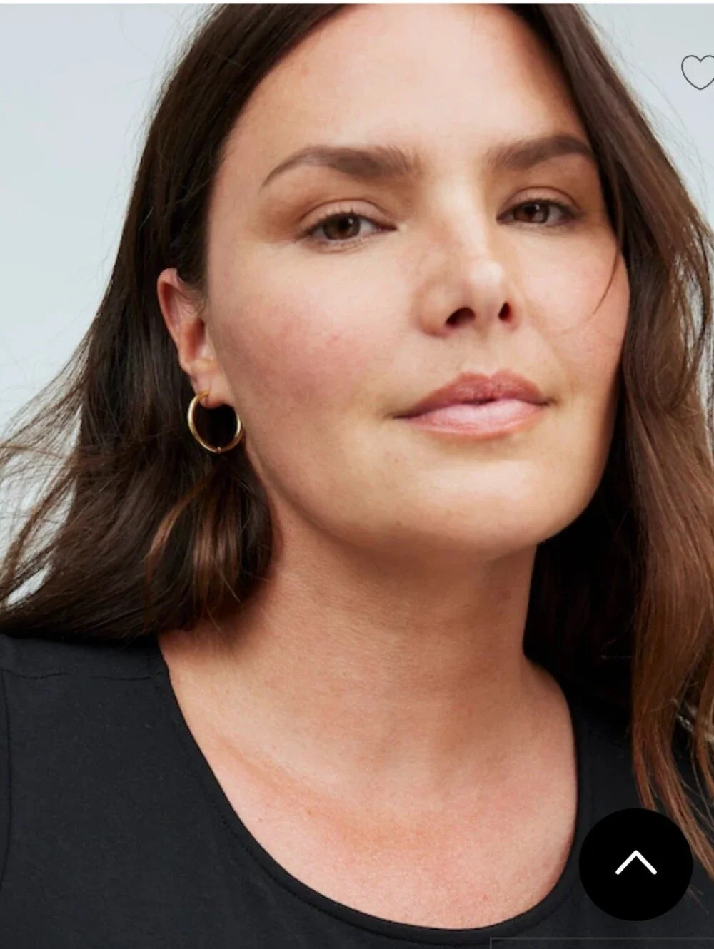Madewell Demi Fine Sterling Silver Medium Hoop Earrings